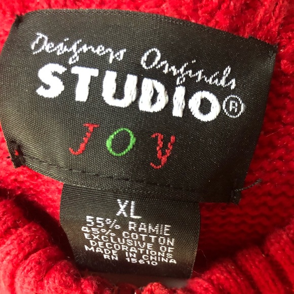 Women’s Snowman Christmas Sweater Size XL EEUC - Picture 4 of 6